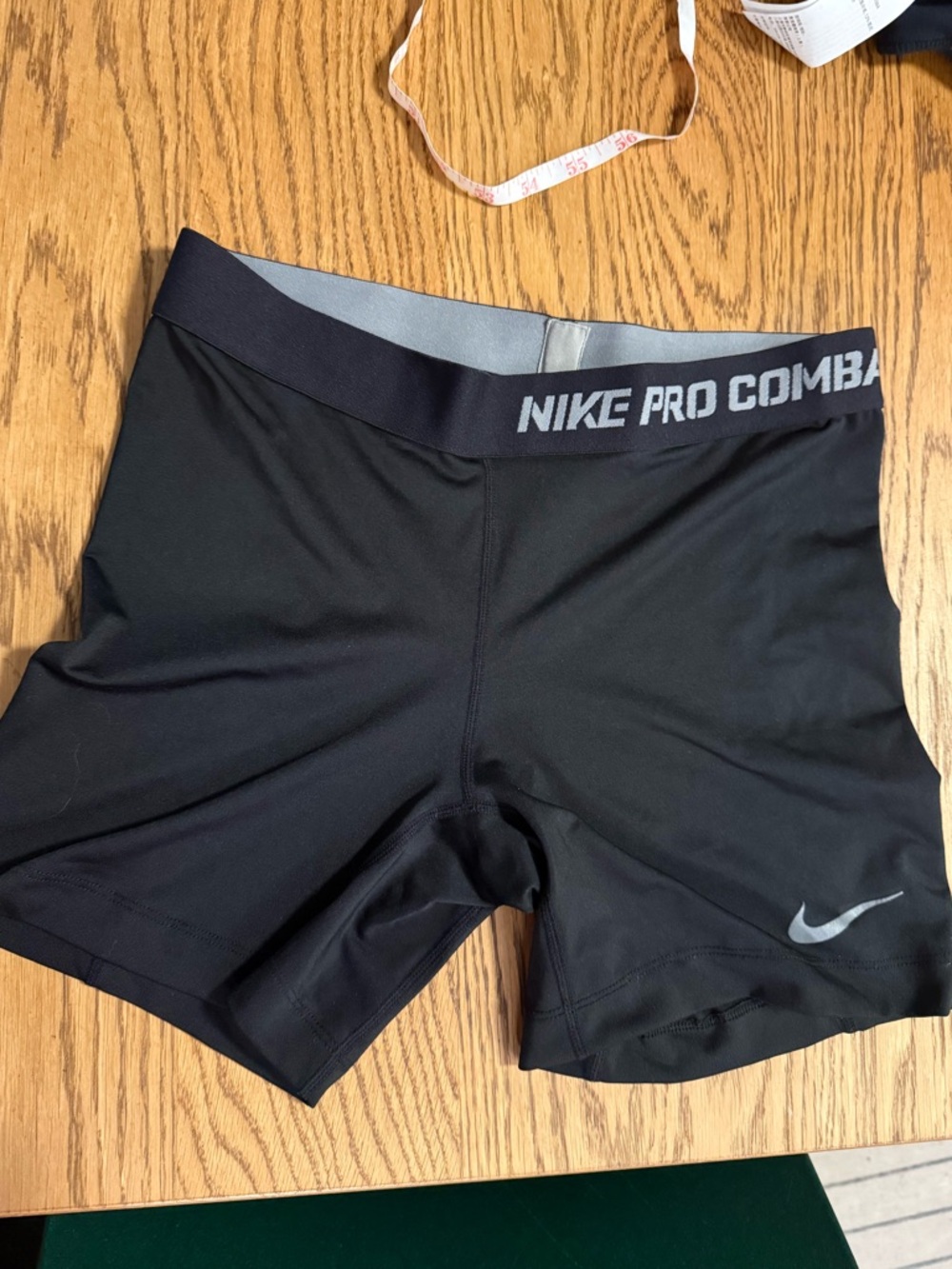 Nike Pro Combat Black Athletic Compression Bike Shorts Medium